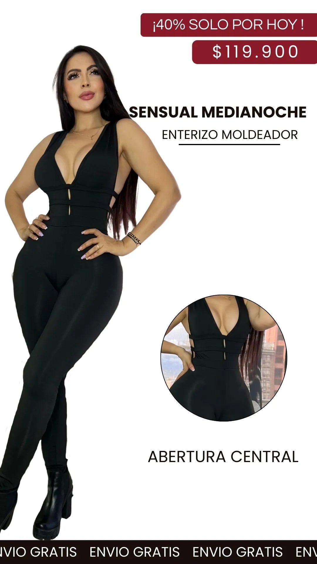 ENTERIZO MOLDEADOR MEDIA NOCHE®